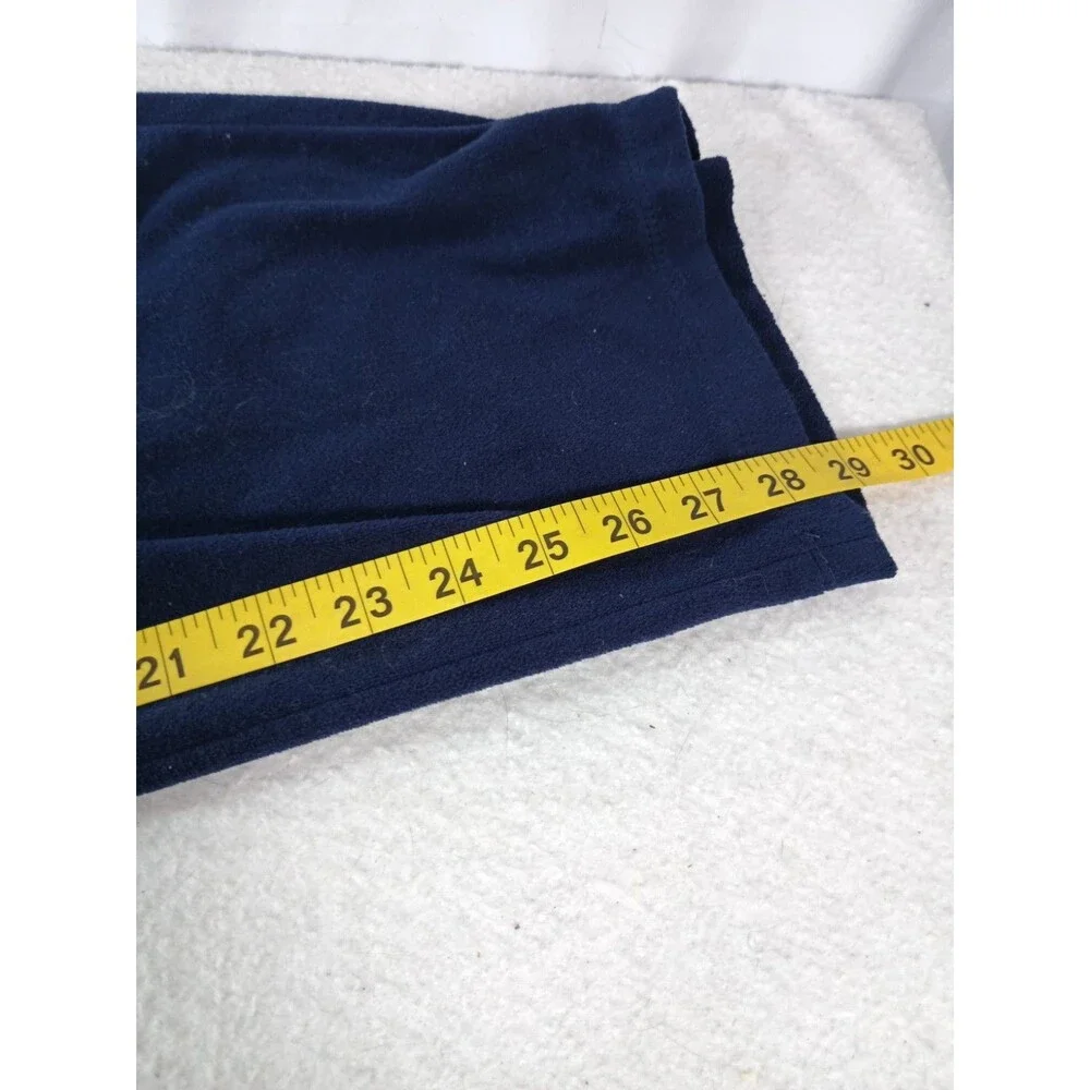 Cuddl Duds Plush Fleece Lounge Set XL Navy Zip Jacket Pants Soft Cozy Pajamas
